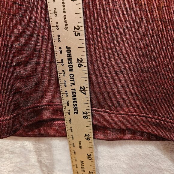 Susan Graver Cardigan tank set top Set Womens 1X Red Pocket Open Long Sleeve - Picture 10 of 14